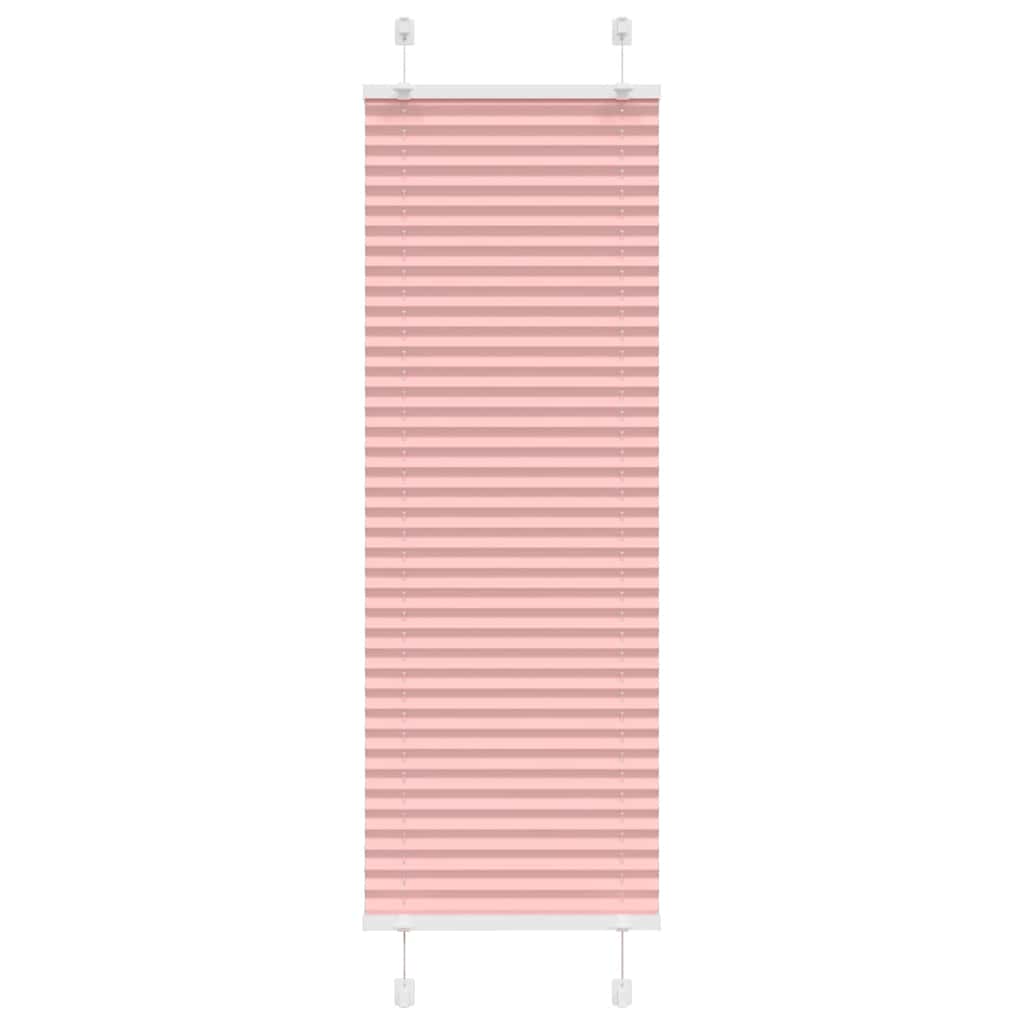 Vidaxl plissé rolgordijn 40x150 cm stofbreedte 39,4 cm polyester roze