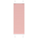Vidaxl plissé rolgordijn 40x150 cm stofbreedte 39,4 cm polyester roze
