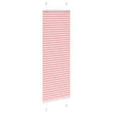 Vidaxl plissé rolgordijn 40x150 cm stofbreedte 39,4 cm polyester roze