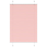 Vidaxl plissé rolgordijn 85x150 cm stofbreedte 84,4 cm polyester roze