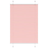 Vidaxl plissé rolgordijn 100x150 cm stofbreedte 99,4cm polyester roze