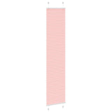 Vidaxl plissé rolgordijn 40x200 cm stofbreedte 39,4 cm polyester roze