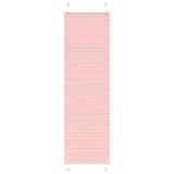 Vidaxl plissé rolgordijn 65x200 cm stofbreedte 64,4 cm polyester roze