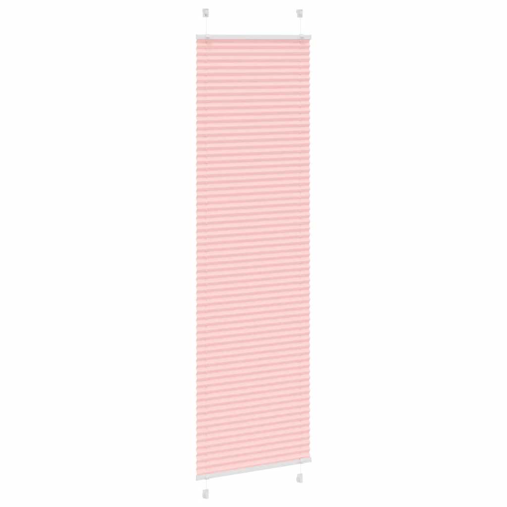 Vidaxl plissé rolgordijn 65x200 cm stofbreedte 64,4 cm polyester roze