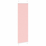 Vidaxl plissé rolgordijn 65x200 cm stofbreedte 64,4 cm polyester roze