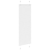 Vidaxl plissé rolgordijn 40x100 cm stofbreedte 39,4 cm polyester wit