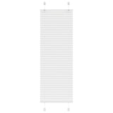 Vidaxl plissé rolgordijn 45x100 cm stofbreedte 44,4 cm polyester wit