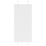 Vidaxl plissé rolgordijn 60x100 cm stofbreedte 59,4 cm polyester wit
