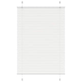 Vidaxl plissé rolgordijn 85x100 cm stofbreedte 84,4 cm polyester wit