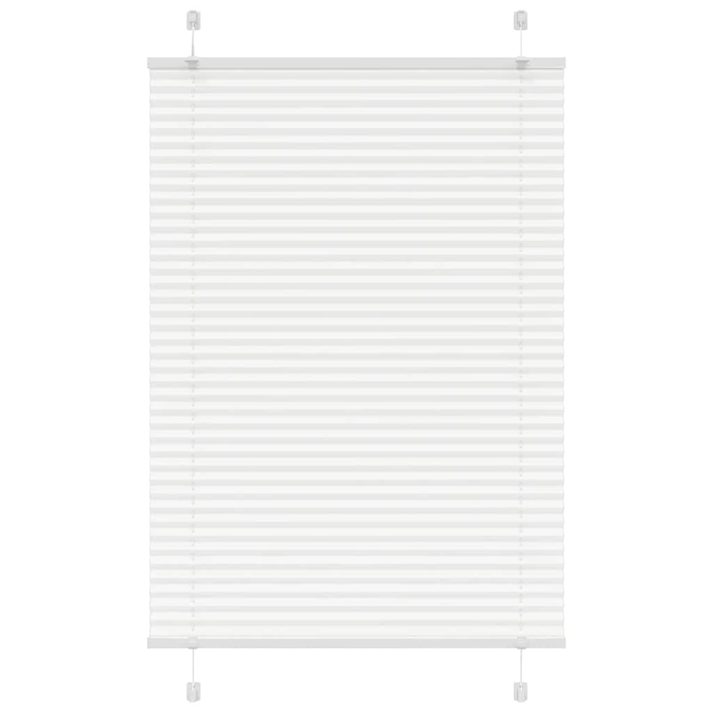 Vidaxl plissé rolgordijn 90x100 cm stofbreedte 89,4 cm polyester wit