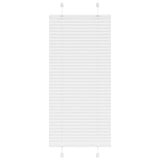 Vidaxl plissé rolgordijn 55x150 cm stofbreedte 54,4 cm polyester wit