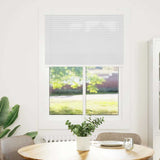Vidaxl plissé rolgordijn 85x150 cm stofbreedte 84,4 cm polyester wit
