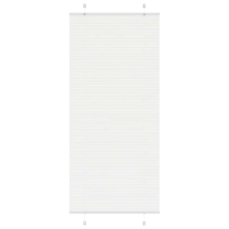 Vidaxl plissé rolgordijn 90x200 cm stofbreedte 89,4 cm polyester wit