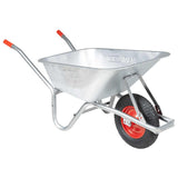 Brouette Vidaxl 90 l 150 kg acier galvanisé et plastique