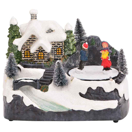 Vidaxl kerst tafelopstelling multikleur 16 x 11,5 x 13 cm kunststof