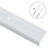 Vidaxl trapprofielen 30 pcs zilver 67 x 3.5 x 3 cm aluminium