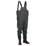 Vidaxl wading avec bottes taille 40 vert foncé