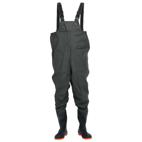 Vidaxl wading avec bottes taille 40 vert foncé