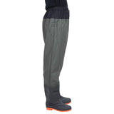 Vidaxl wading avec bottes taille 46 vert foncé
