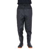 Vidaxl wading avec bottes taille 41 noir