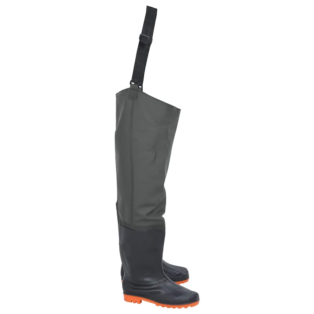 VidaXL bottes de pêche taille 45 vert foncé