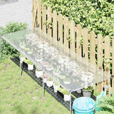 Vidaxx bâche transparente avec œillets 1x3 m polyéthylène