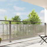 Vidaxx bâche transparente avec œillets 1x8 m polyéthylène