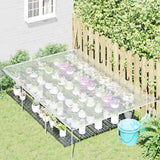 Vidaxx bâche transparente avec œillets 2x3 m polyéthylène