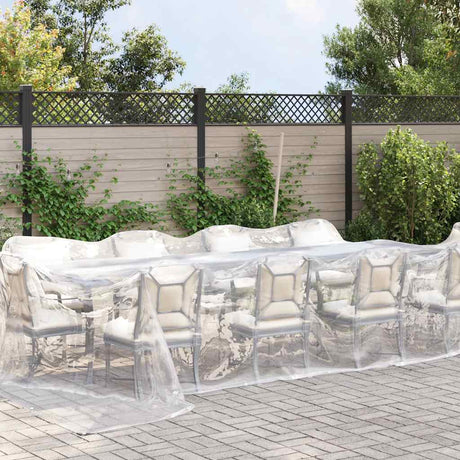 Vidaxx bâche transparente avec œillets 4x6 m polyéthylène