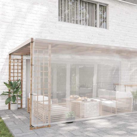 Vidaxx bâche transparente avec œillets 5x10 m polyéthylène