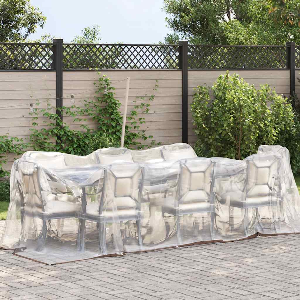Vidaxx bâche transparente avec œillets 2x4 m polyéthylène