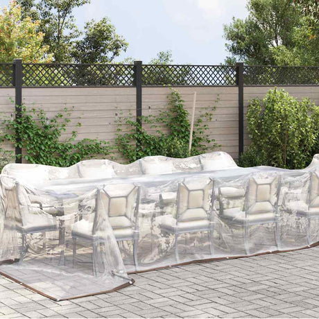 Vidaxx bâche transparente avec œillets 5x8 m polyéthylène
