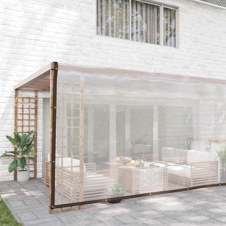 Vidaxx bâche transparente avec œillets 6x10 m polyéthylène