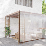Vidaxx bâche transparente avec œillets 8x10 m polyéthylène
