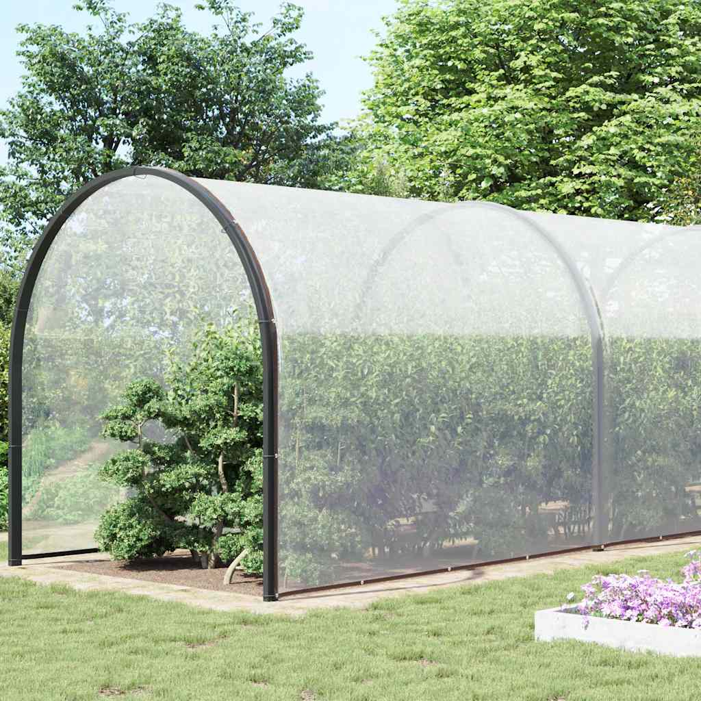Vidaxx bâche transparente avec œillets 10x10 m polyéthylène
