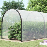 Vidaxx bâche transparente avec œillets 10x12 m polyéthylène