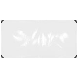 VidaXL bâche transparente avec œillets 1x2 m PVC