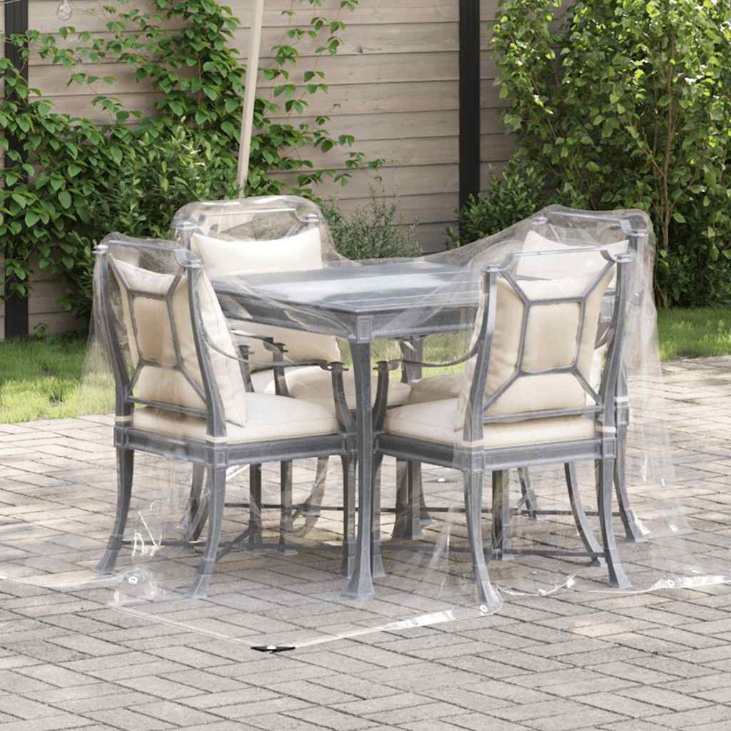 VidaXL bâche transparente avec œillets 2x3 m PVC