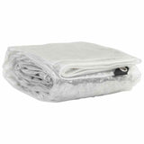 VidaXL bâche transparente avec œillets 2x5 m PVC