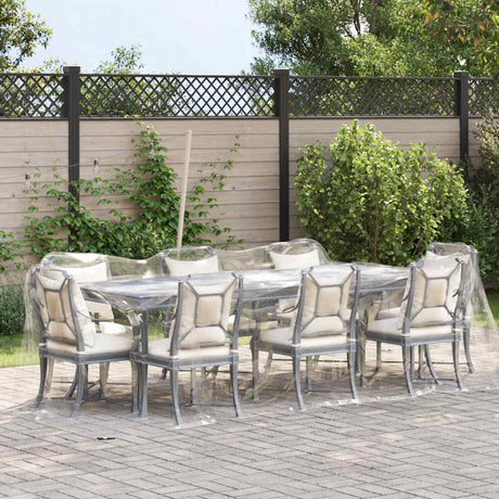 Vidaxx bâche transparente avec œillets 2x6 m PVC
