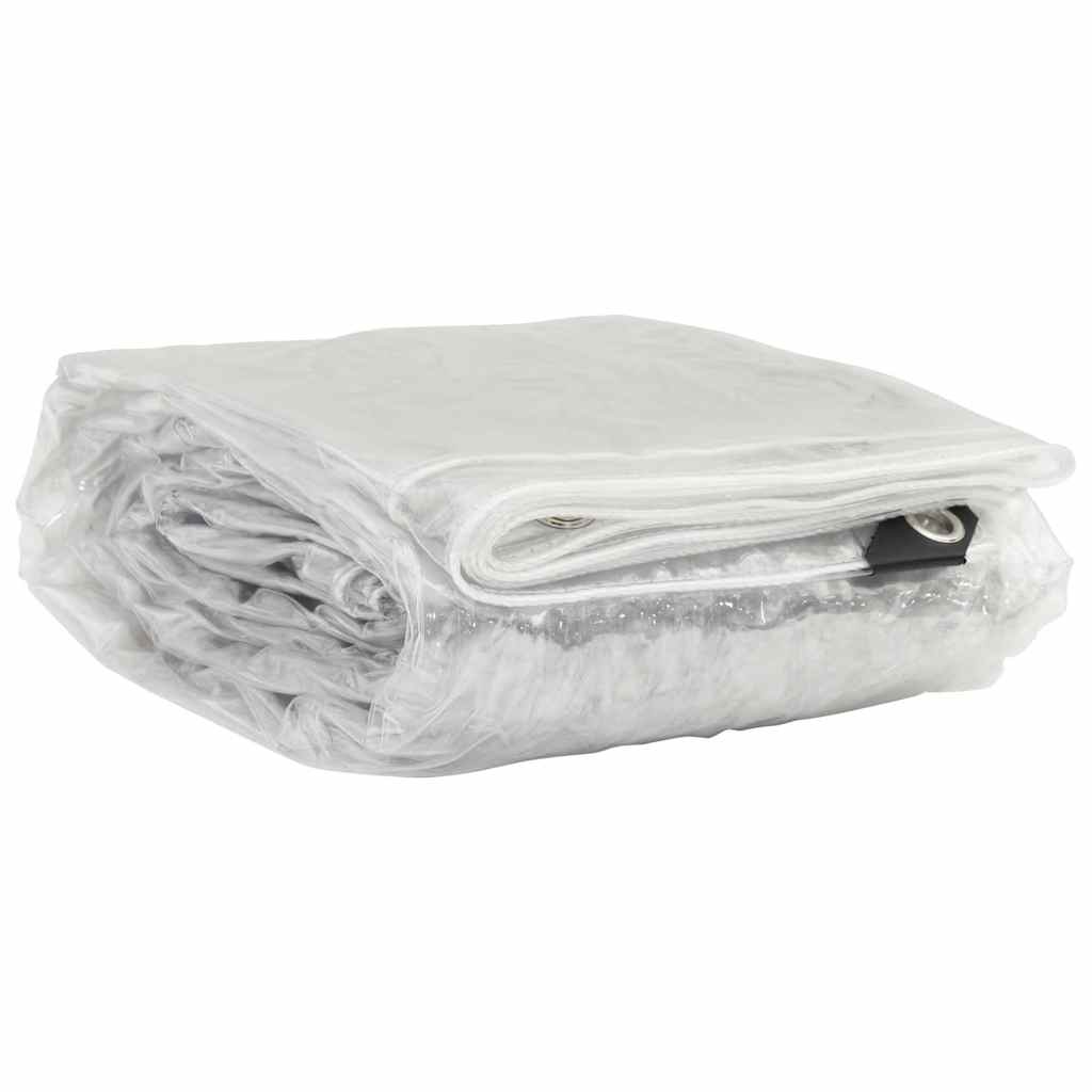 Vidaxx bâche transparente avec œillets 2x6 m PVC
