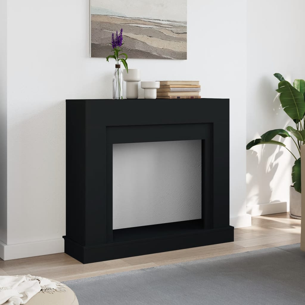Vidaxl haardombouw 100x30x87,5 cm bewerkt hout zwart