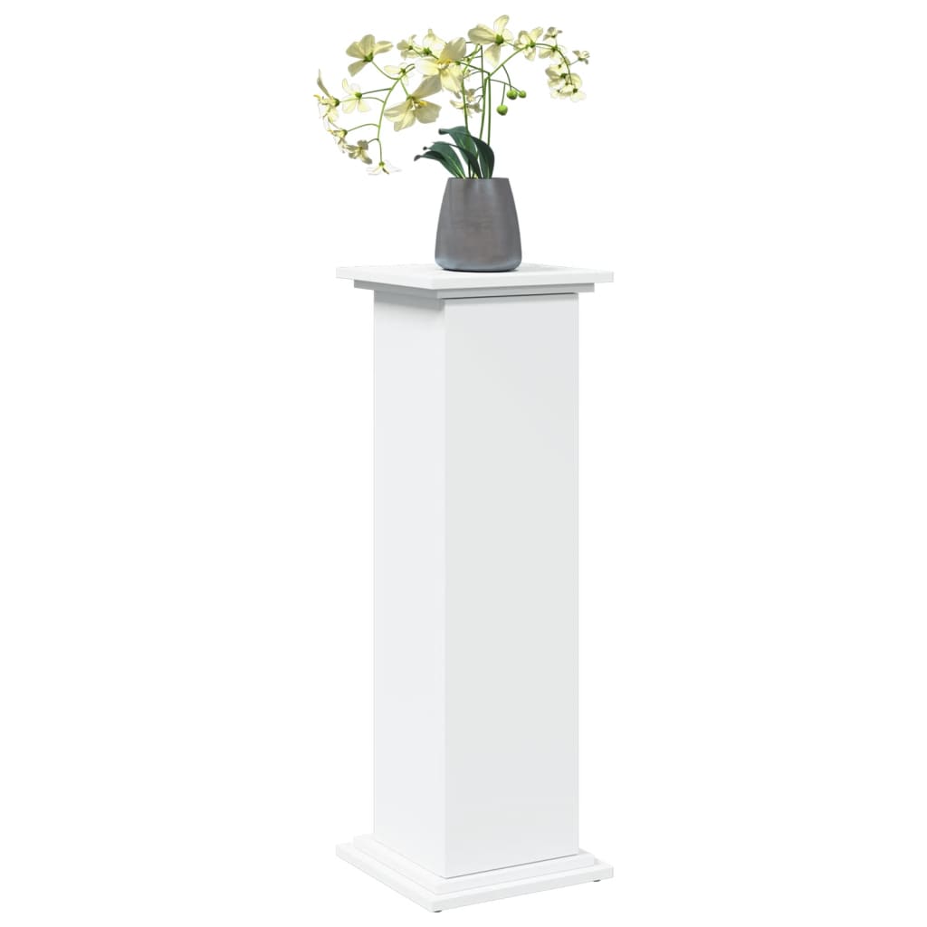 Vidaxx socle avec espace de rangement 31x30x90 cm bois fini blanc