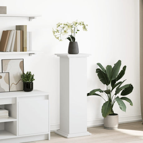 Vidaxx socle avec espace de rangement 31x30x90 cm bois fini blanc