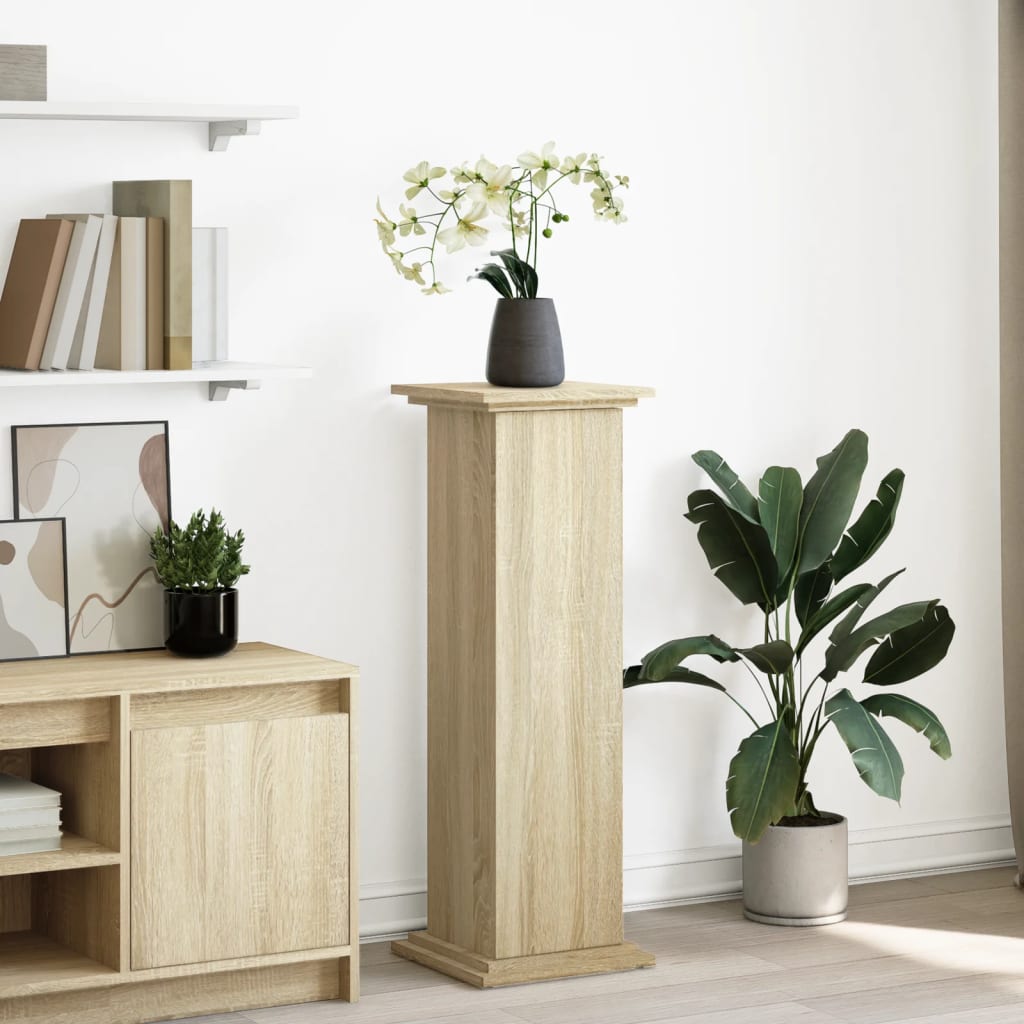 Vidaxl -base med opbevaringsplads 31x30x90 cm Property Wood Sonoma Oak