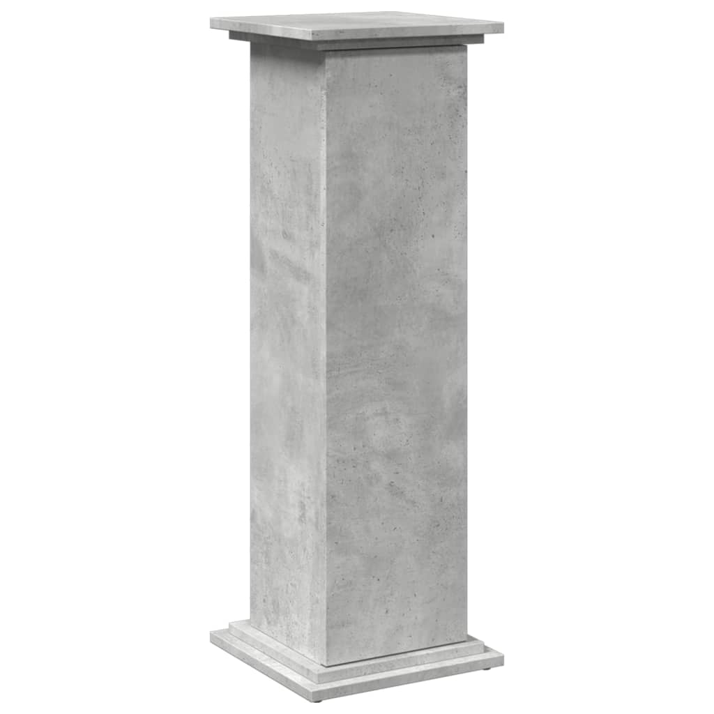 Vidaxx socle avec espace de rangement 31x30x90 cm bois d'ingénierie béton gris