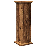 VidaXL Piédestal avec espace de rangement 31x30x90 cm bois fini, couleur bois ancien