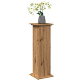 VidaXL Piédestal avec espace de rangement 31x30x90 cm bois, couleur chêne artisanal