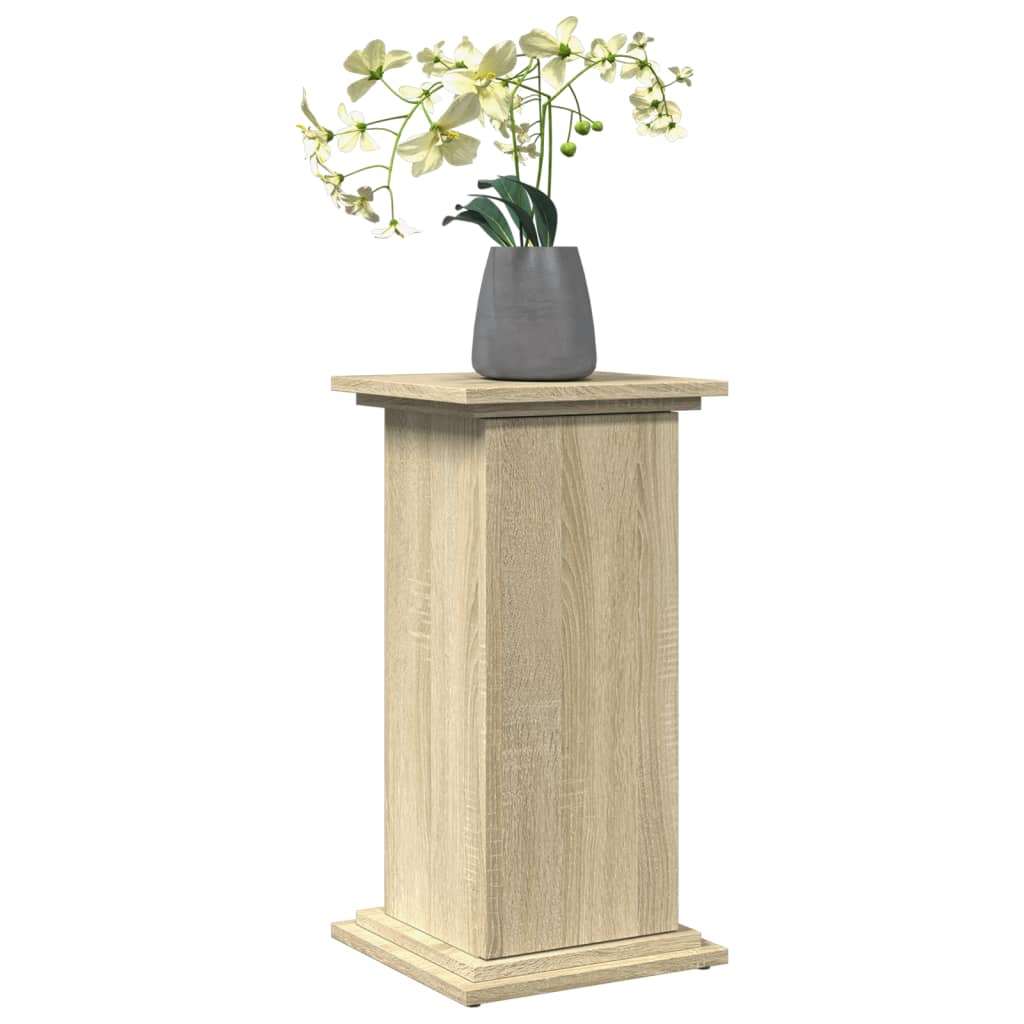 Vidaxl sokkel met opbergruimte 31x30x60 cm bewerkt hout sonoma eiken