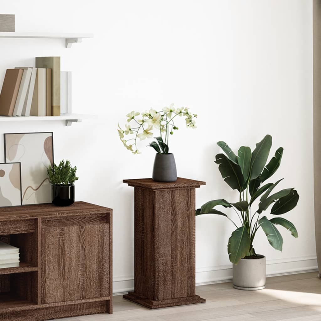 Vidaxx socle avec espace de rangement 31x30x60 cm bois fini chêne brun